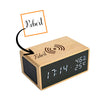 Wooden Alarm Clock (Wireless Charger/Bluetooth Speaker)