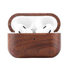 Handcrafted Natural Wooden Case for Airpods Pro 2nd Generation - Perfect Gift for Friends (Walnut)