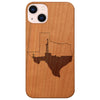 State of Texas and Oil Drilling Rig - Engraved