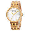 OTTO Wood Watch - Wooden Watches For Women Natural Olivewood – QUEEN - GT096-1A (White)