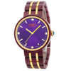 OTTO Wood Watch - Wooden Watches For Women Natural Olivewood – QUEEN - GT096-1A (Purple)