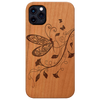 Butterfly On Flower - Engraved