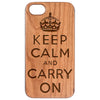 Keep Calm And Carry On - Engraved