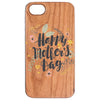 Mothers Day 1 - Personalized Real Wood Protective Case for iPhone / Samsung - UV Color Printed